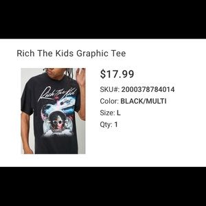 Rich The Kid graphic tee